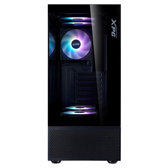 XPG InvaderX Mini INVADERXMINI65FORGE-BKCEU Siyah ATX Kasa - 650W 80+ Bronze PSU, Temperli Cam, Oyuncu KasasI