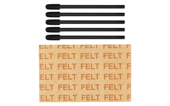 Wacom Pro Pen 3 Felt Nibs (ACK24819Z) Grafik Tablet Kalem Ucu - 10lu Paket, Yedek Keçe Uç Seti, Siyah Renk