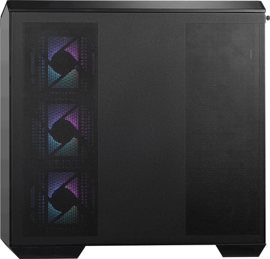 MSI MAG PANO M100R PZ B650W mATX Bilgisayar Kasası - 650W 80+ Bronz, 4x120mm ARGB Fan, Temperli Cam, Panoramik