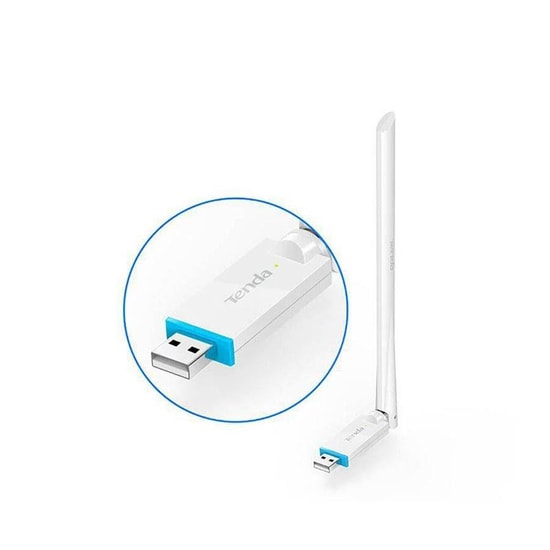 Tenda U2 AX300 Wi-Fi 6 Yüksek Kazançlı USB Ağ Adaptörü - 286 Mbps, 6dBi Harici Anten, Windows 11 Destekli