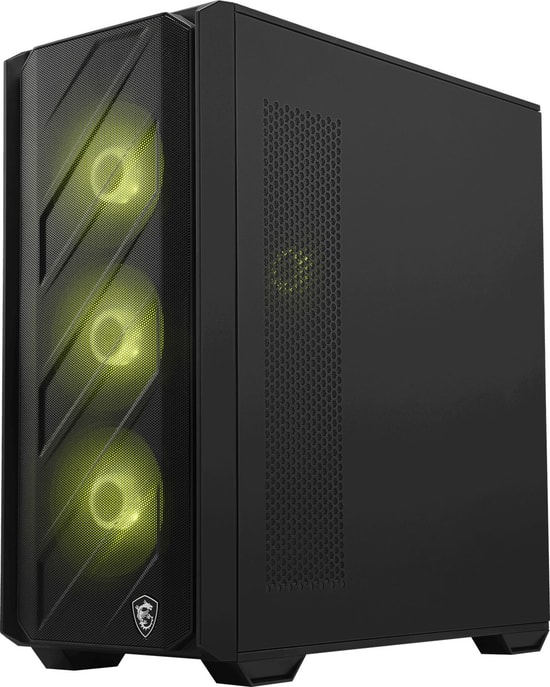MSI MAG FORGE 151A B75 PCIE5 II ATX Gaming Kasa - Temperli Cam, 6x120mm Auto RGB Fan, 750W 80+ Bronz PSU Dahil