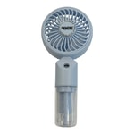 Nettech ZB159B Mavi Su Buharlı Mini Boy Fan (NT-118558) - Taşınabilir Ev-Ofis Tipi, 300 mAh, Type-C Şarjlı, Sessiz