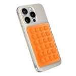 Nettech Turuncu Vantuzlu Telefon Tutucu (NT-112385) - Güçlü Vakum, Silikon Malzeme, Pratik ve Güvenli Kullanım