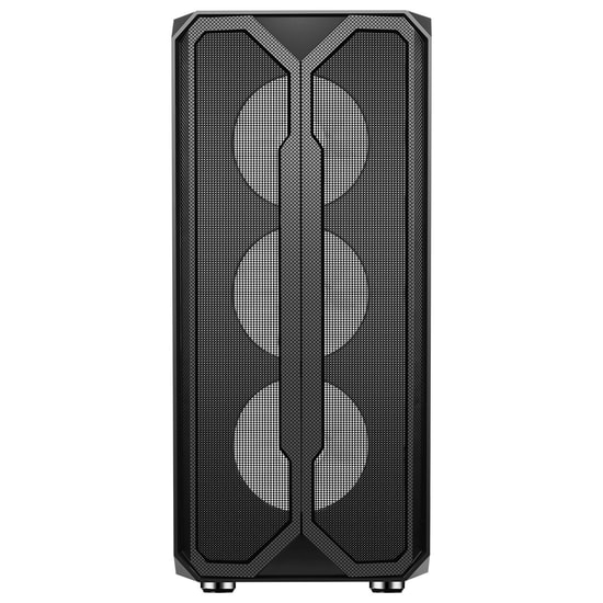 Gamepower Aura AURA-750W-SIYAH-GP Gaming Kasa - 750W 80+ Bronze, 4x120mm ARGB Fan, Temperli Cam, ATX, Siyah
