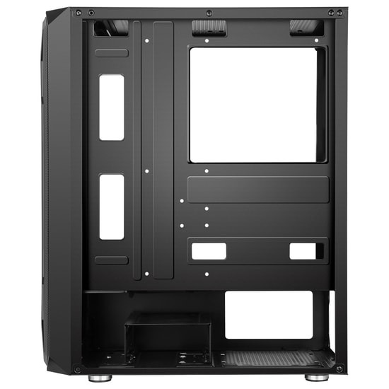 Gamepower Aura AURA-750W-SIYAH-GP Gaming Kasa - 750W 80+ Bronze, 4x120mm ARGB Fan, Temperli Cam, ATX, Siyah