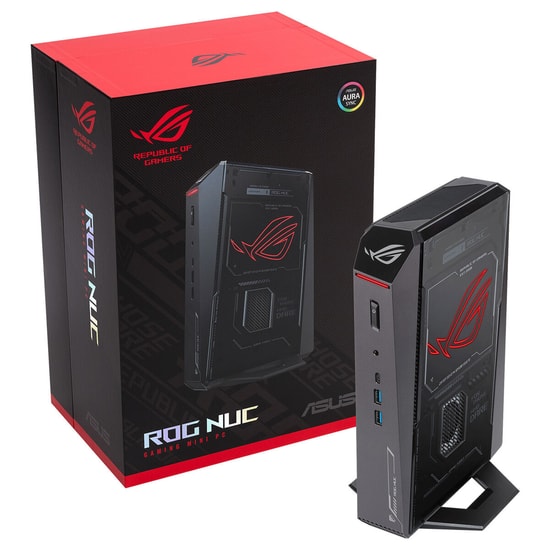 ASUS ROG NUC RNUC15JNK9X389A2 Gaming Mini PC - Intel Ultra 9 275HX, RTX 5070 Ti, 32GB RAM, 1TB SSD, Win 11