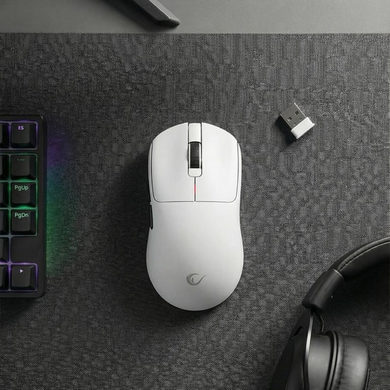 Rampage Clax Beyaz Kablosuz Oyuncu Mouse (CLAX-BEYAZ) - 24000 DPI, Pixart 3311 Sensör, 60g Ultra Hafif, 7 Tuş
