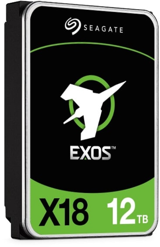 Seagate Exos X18 12TB 3.5" SATA HDD (ST12000NM000J) - 7200 RPM, 256MB Önbellek, Kurumsal Veri Merkezi Diski