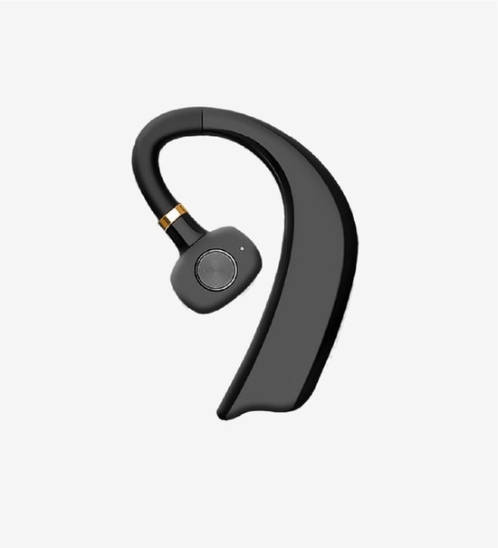 LinkTech DU03 Kulak Kancalı Çift Taraflı Kablosuz Kulaklık - Dönebilen Başlık, Bluetooth v5.0, 8 Saat Müzik, 180mAh Pil