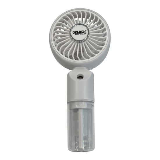 Nettech ZB159B Beyaz Su Buharlı Mini Boy Fan (NT-118559) - Taşınabilir Ev-Ofis Tipi, 300 mAh, Type-C Şarjlı, Sessiz