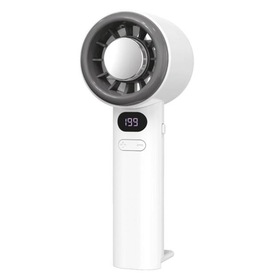 Nettech Okmore ZB171 Beyaz Stand Tipi Mini Fan (NT-118552) - 400 mAh, Type-C Şarjlı, 55 dB Sessiz, Masaüstü Fan
