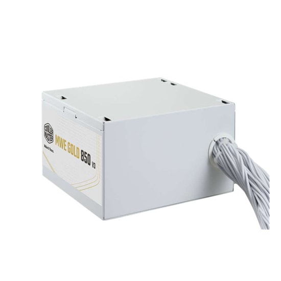 Cooler Master MWE Gold 850W V3 Beyaz PSU (MPE-8506-ACAG-GEU) - 80+ Gold, ATX 3.1, PCIe 5.0, 120mm Fan, PFC