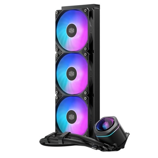 Cooler Master MasterLiquid Core Nex 360 ARGB (MLX-D36M-A18PA-R1) - 360mm İşlemci Sıvı Soğutucu, 3x120mm Fan, Siyah