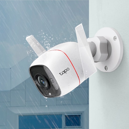 TP-Link Tapo TC65 3MP 2K Dış Mekan Wi-Fi Güvenlik Kamerası - 30m Gece Görüşü, IP66 Suya Dayanıklı, Sesli Alarm