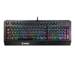 MSI Vigor GK20 TR Kablolu Membran Oyuncu Klavyesi - Rainbow Aydınlatma, Sıvı Dökülmesine Dayanıklı, Türkçe Q