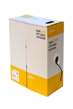 Dahua DH-PFM922-6UN-BLACK CAT6 Dış Ortam Kablosu - 305 Metre, 23AWG CCA, PE Outdoor, Siyah Network Kablosu
