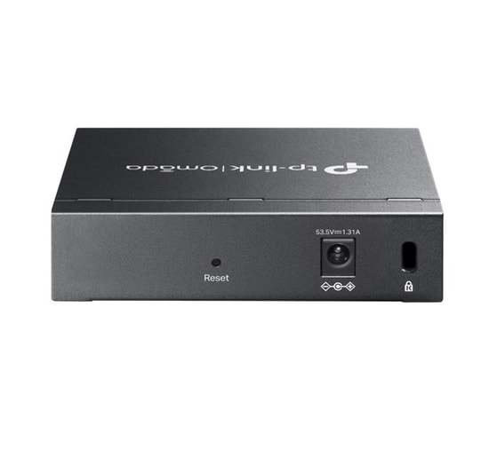 TP-Link Omada ES205GP 5 Port Gigabit Akıllı Yönetilebilir PoE+ Switch - 4x PoE Port, 65W, Metal Kasa, 250m Menzil