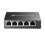 TP-Link Omada ES205G 5 Port Gigabit Kolay Yönetilebilir Switch - 10/100/1000 Mbps, Metal Kasa, Fansız Tasarım