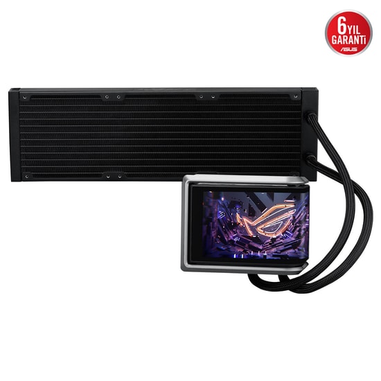 Asus ROG Ryuo IV 360 ARGB Siyah Sıvı İşlemci Soğutucu (90RC01N1-B0EAY0) - 6.67" AMOLED Ekran, 3x120mm ARGB Fan