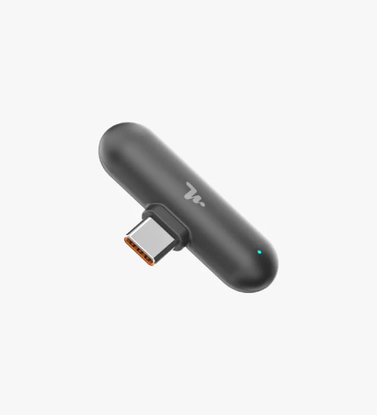 LinkTech C63 Yapay Zeka Destekli 2li Kablosuz Yaka Mikrofonu - Çift Mikrofon, 2.4GHz, AI Gürültü Azaltma, Type‑C Şarj