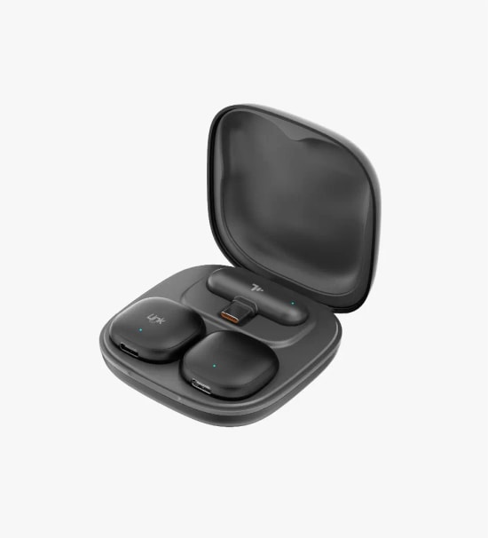 LinkTech C63 Yapay Zeka Destekli 2li Kablosuz Yaka Mikrofonu - Çift Mikrofon, 2.4GHz, AI Gürültü Azaltma, Type‑C Şarj
