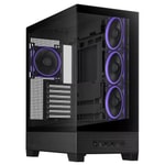 Asus A31 Plus A31-PLUS-TG-ARGB-BLACK Siyah ATX Mid-Tower Oyuncu Kasası - 4x ARGB Fan, Temperli Cam, USB 3.2, Type-C