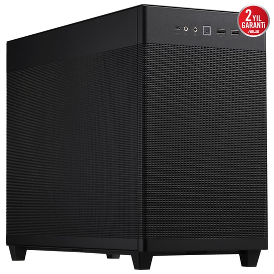 Asus PRIME-AP201-MESH-SIYAH Siyah Micro-ATX Small Tower Kasa - 1x120mm Fan, USB Type-C, Mesh Panel, 360mm Radyatör