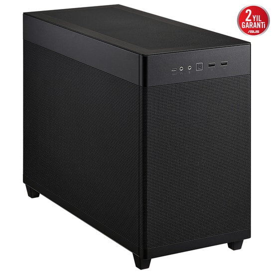 Asus PRIME-AP201-MESH-SIYAH Siyah Micro-ATX Small Tower Kasa - 1x120mm Fan, USB Type-C, Mesh Panel, 360mm Radyatör