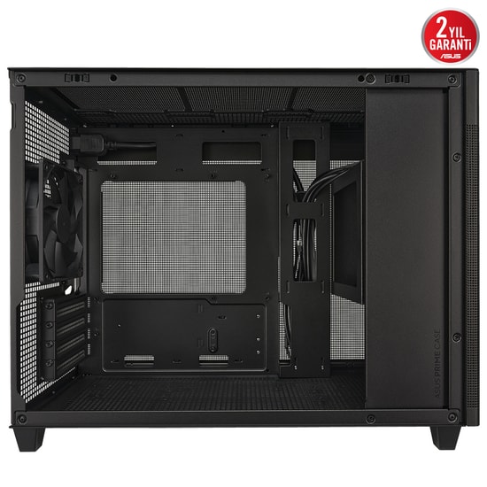 Asus PRIME-AP201-MESH-SIYAH Siyah Micro-ATX Small Tower Kasa - 1x120mm Fan, USB Type-C, Mesh Panel, 360mm Radyatör