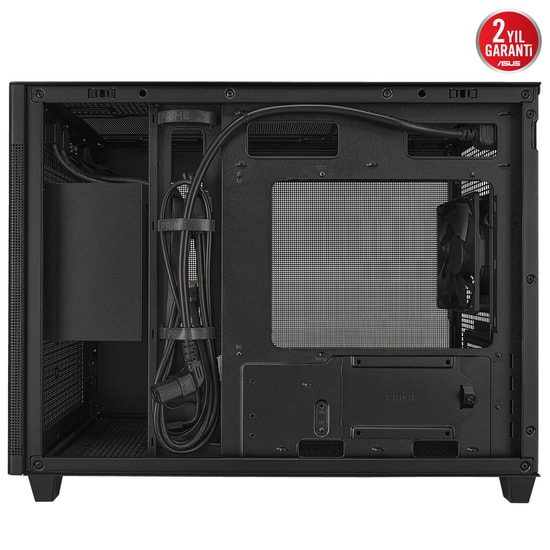 Asus PRIME-AP201-MESH-SIYAH Siyah Micro-ATX Small Tower Kasa - 1x120mm Fan, USB Type-C, Mesh Panel, 360mm Radyatör