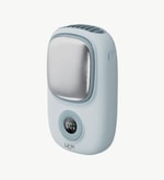LinkTech FA51 Premium Büyük Boy Buz Kompresli Mavi El Fanı - Eller Serbest, Askı İpli, 15.000 RPM, Ayarlanabilir Hız