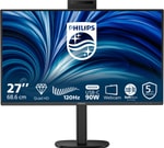 Philips 27B2U3601H/00 27" 2K QHD IPS Monitör - 2560x1440, 120Hz, 4ms, Type-C, Webcam, Hoparlör, 1.07B Renk