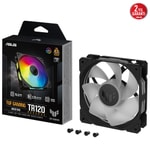 Asus TUF TR120 Reverse 120mm ARGB Siyah Kasa Fanı - 2000 RPM, 77.4 CFM, 29 dB, Ters Hava Akışı, PWM 4-Pin