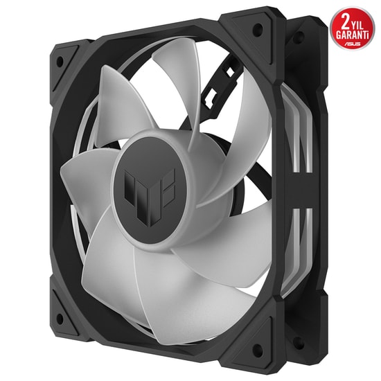Asus TUF TR120 Reverse 120mm ARGB Siyah Kasa Fanı - 2000 RPM, 77.4 CFM, 29 dB, Ters Hava Akışı, PWM 4-Pin