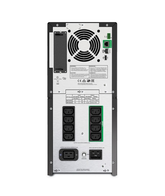 APC SMT3000IC Smart-UPS 3000VA LCD 230V SmartConnect Kesintisiz Güç Kaynağı - 8x C13, 2x C19, SmartSlot AVR