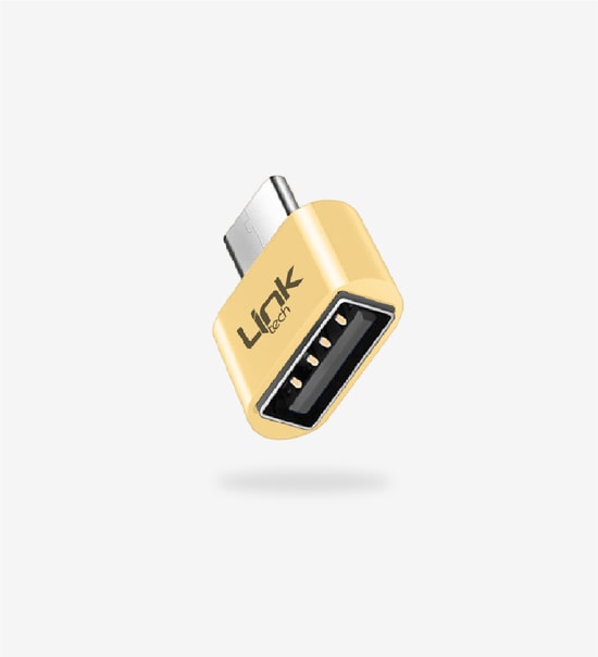 LinkTech LOF-O192 Silver USB-A'dan Type-C'ye 3.0 Dönüştürücü Adaptör - 5Gbps Hızlı Veri Aktarımı, Şarj Destekli