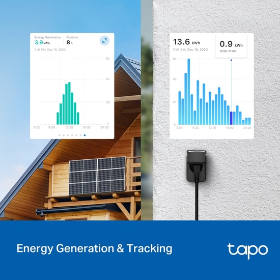 TP-Link Tapo P410M Akıllı Dış Mekan Wi-Fi Priz - Matter Desteği, Enerji İzleme, IP54 Su Geçirmez, Sesli Kontrol