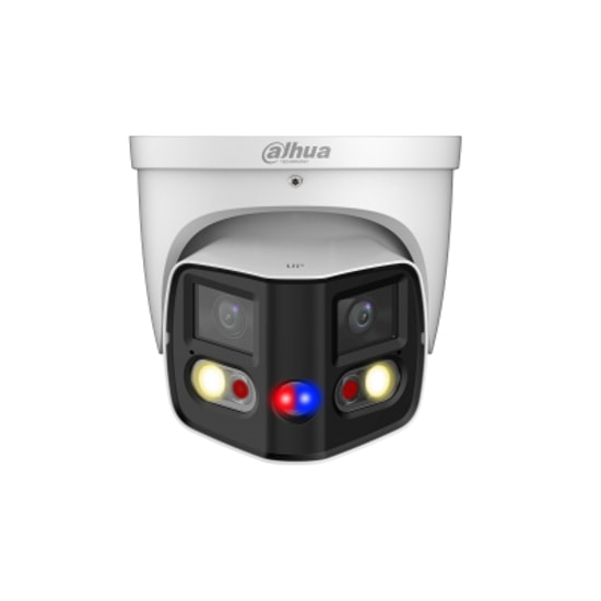 Dahua IPC-PDW3849-A180-E2-AS-PV 8MP TiOC Dome IP Kamera - 2x4MP, 180° Geniş Açı, 2.8mm, 25m IR, Mikrofon, PoE