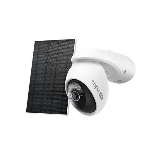 TP-Link Tapo TC92 KIT 8MP 4K Güneş Enerjili Dış Mekan Güvenlik Kamerası - 12m Gece Görüşü, 360° AI, Wi-Fi