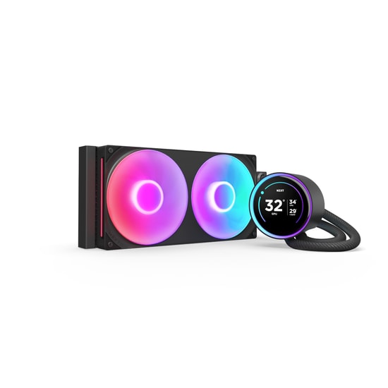 NZXT Kraken Elite 280 RGB (RL-KR28E-B1) Siyah Sıvı Soğutucu - 280mm Radyatör, LCD Ekran, 2x140mm Fan, 98.61 CFM