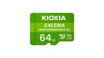 KIOXIA EXCERIA HIGH ENDURANCE G2 64GB microSDXC Kart (LMHE2G064GG2) - V30, 4K Desteği 100/60MBs Okuma Yazma, Su Geçirmez