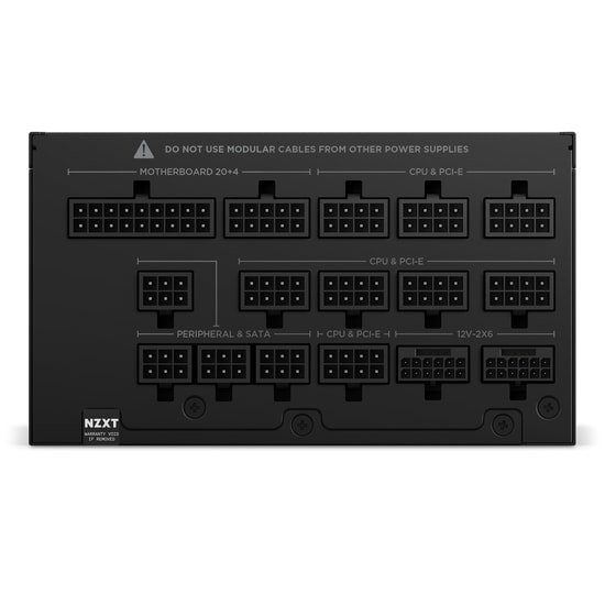NZXT C1500 1500W 80+ Platinum Tam Modüler ATX 3.1 Güç Kaynağı (PA-5P1BB-EU) - 140mm Fan, PCIe 5.0, Gen5 PSU