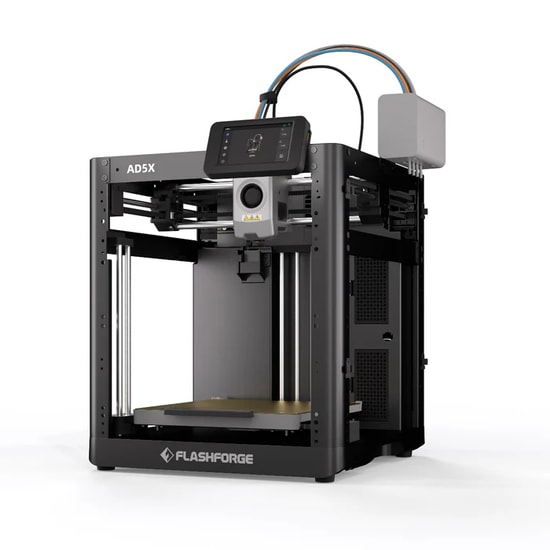 FlashForge Adventurer 5X 3D Yazıcı (ADVENTURER-5X) - 600mm/s Hız, FDM, 220x220x220mm Baskı Alanı, Açık Kasa
