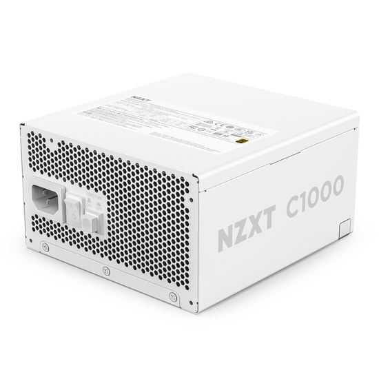 NZXT C1000 1000W 80+ Gold Tam Modüler Beyaz Güç Kaynağı (PA-0G2BW-EU) - ATX 3.1, PCIe 5.0, 135mm Fan, Sessiz PSU