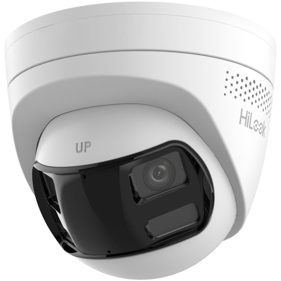 HiLook IPC-T280HAD-LUF/SL 8MP Panoramik Turret IP Kamera - 2mm Lens, 180 Derece, 7/24 Renkli, Çift Yönlü Ses, PoE