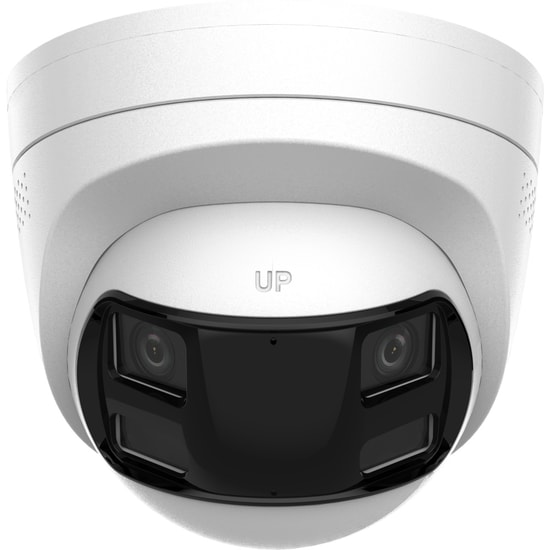 HiLook IPC-T280HAD-LUF/SL 8MP Panoramik Turret IP Kamera - 2mm Lens, 180 Derece, 7/24 Renkli, Çift Yönlü Ses, PoE