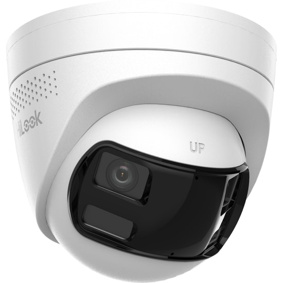 HiLook IPC-T280HAD-LUF/SL 8MP Panoramik Turret IP Kamera - 2mm Lens, 180 Derece, 7/24 Renkli, Çift Yönlü Ses, PoE
