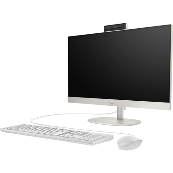 HP ProOne 240 G10 9H6H6ET All In One PC - Intel i5-1334U, 16GB RAM, 512GB SSD, 23.8" FHD, FreeDOS, Beyaz