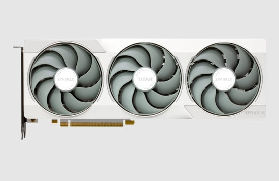 Sparkle Intel Arc B580 Titan Luna OC 12GB GDDR6 Ekran Kartı (SA-B580TL-12GOC) - 192 Bit, Üçlü Fan, DX12 Ultimate