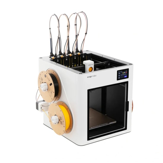 Snapmaker U1 3D Yazıcı (U1-3D-YAZICI) - 500mm/s Hız, FDM, 270x270x270mm Baskı Alanı, Kapalı Kasa, Wi-Fi, Raylı